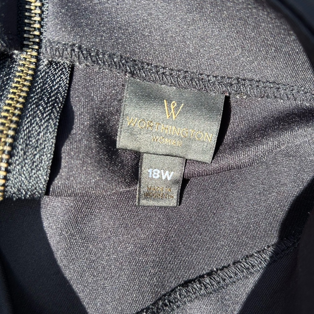 Worthington Skirt Black WMNS 18W - Picture 4 of 4